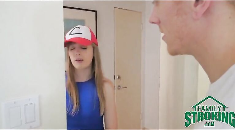 my step sister lets me fuck her for a rare poke mon familystroking com
