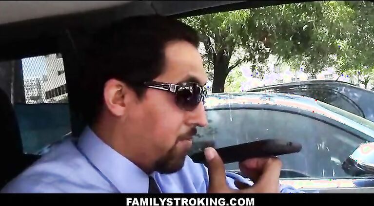tiny latina step d. sucks dad off