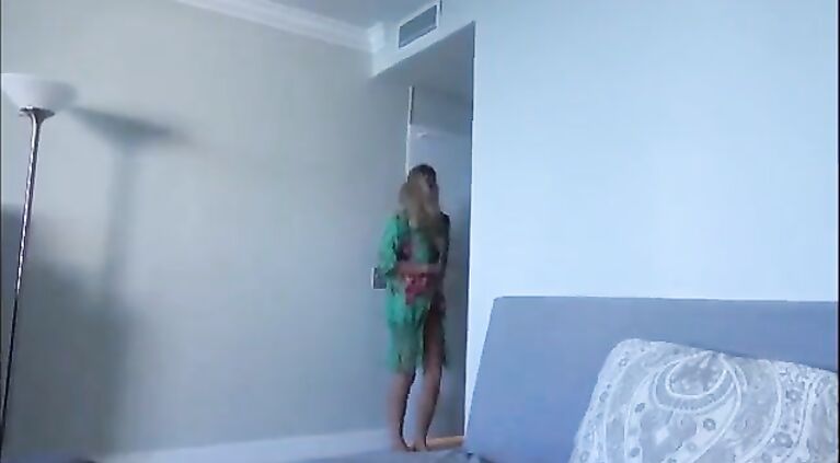 Stepmom helping stepson in the bedroom sex part 1