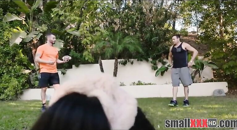tiny latina teen stepdaughter fucked by dad and his friend