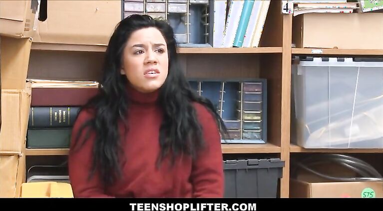 hot thick latina shoplifter fucked by security officer