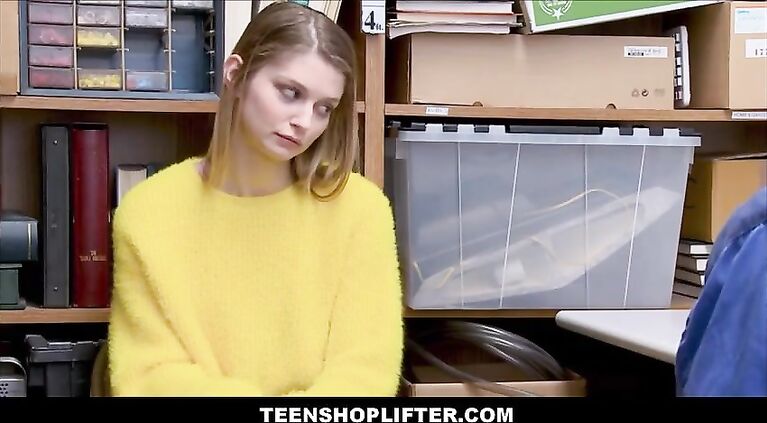 petite blonde teen shoplifter with big tits nadya nabakova sex with security officer for no cops
