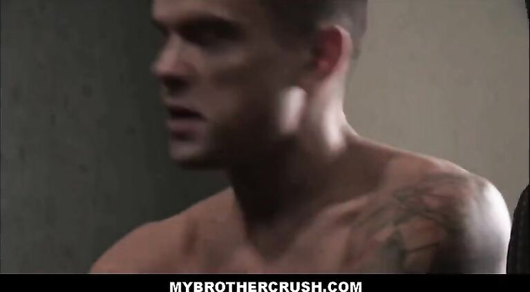 twink step brother family sex with hot straight jock step brother before his wedding