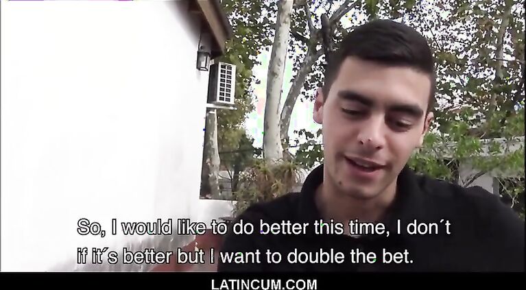 hot amateur curious straight latino boys gay for pay threesome in motel room