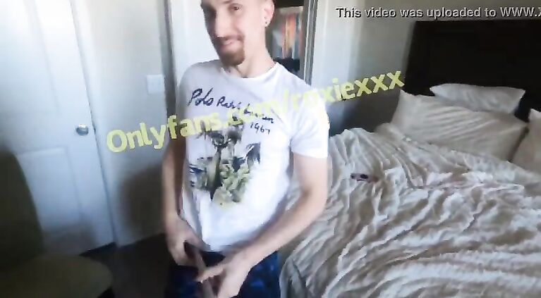 white boy wanted his first big dick blk tranny tsroxiexxx gave him just what he wanted