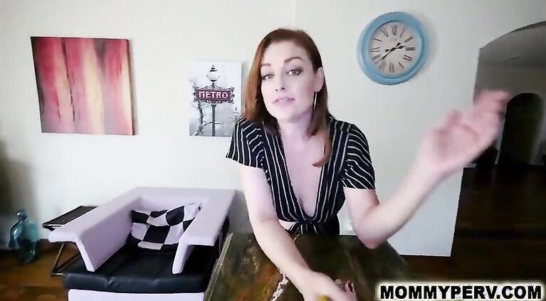 s. cums on his slutty mom's face