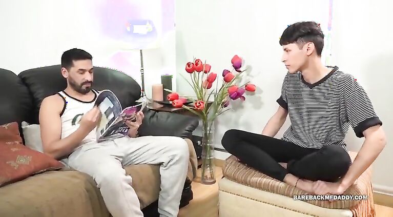 Mature Mitch Spanks and Fucks Young Dimitri