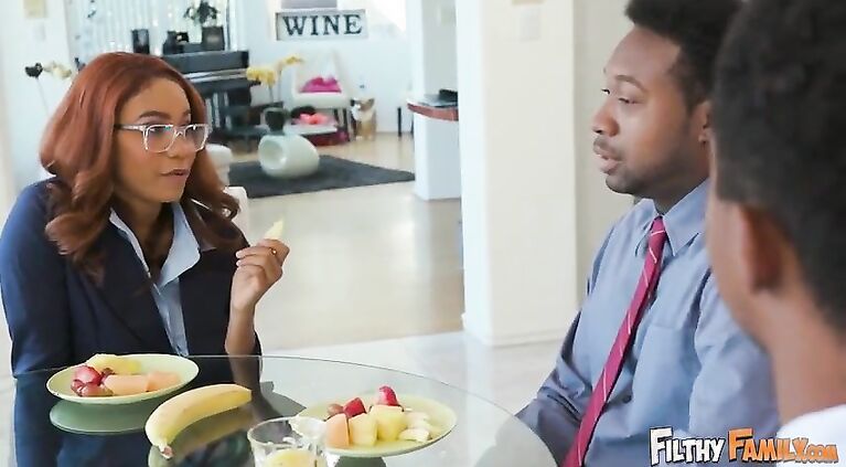 FILTHY FAMILY - Misty Stone, Jenna Foxx, Xavier Miller, and Jack Blake Keep It In The Family
