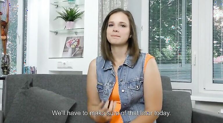 Sandra Bulka. 18 y.o beautiful real virgin girl from Russia will confirm her virginity right now! Close-up hymen shot!