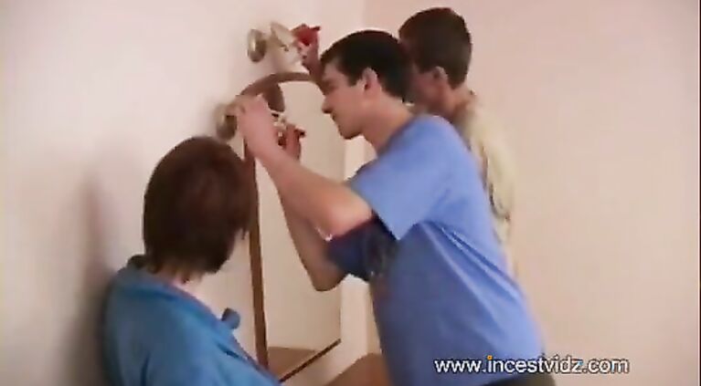 Russian Pregnant Sister Having Fun With Her Brothers