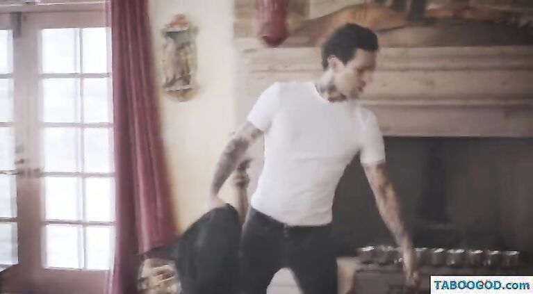 d. makes a threesome with dad and brother