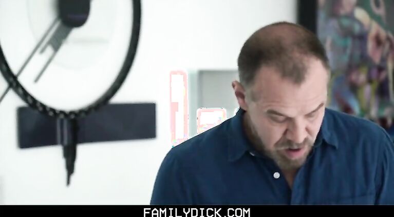 FamilyDick - Young Stepson Sucks His Burly Stepdad Into Orgasmic Ecstasy