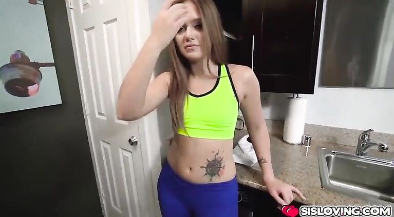 Babes Sami White and Joey White team up for another threesome fuck with their stepbrother