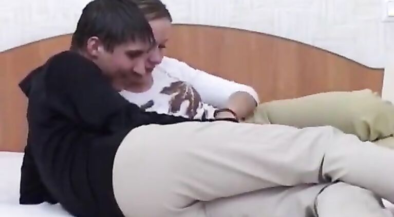 Bich f. in front husband