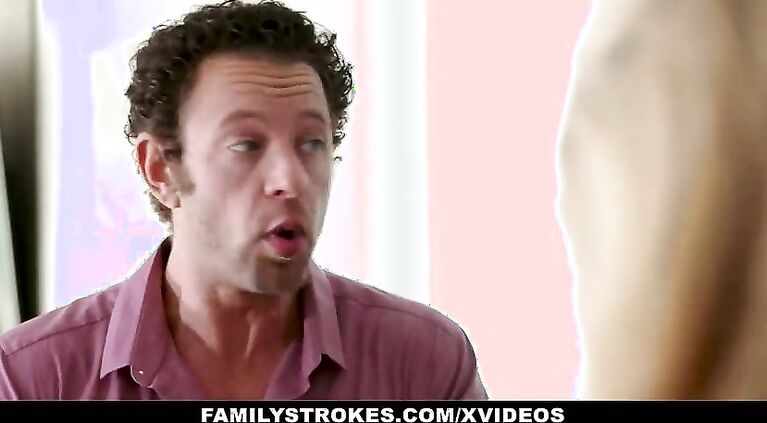 FamilyStrokes - Kinky Milf Watches While Husband Fucks His Stepdaughter (Shea Blaze)