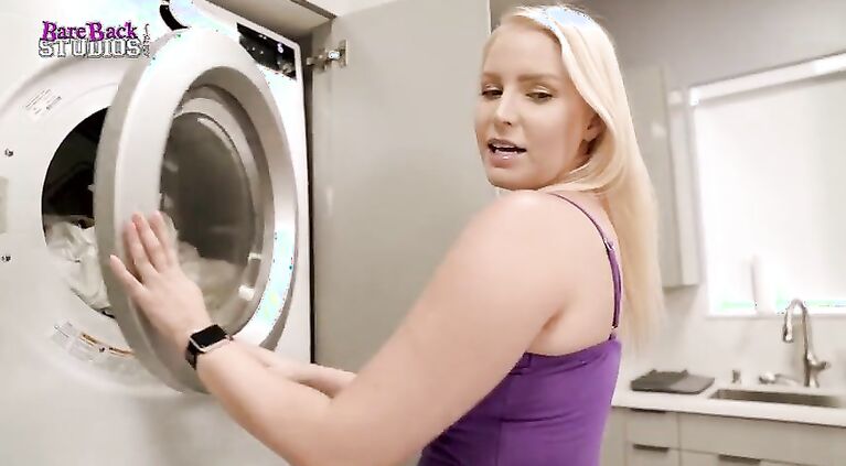 Slutty Blonde Milf with Huge Tits Takes a Facial - Vanessa Cage