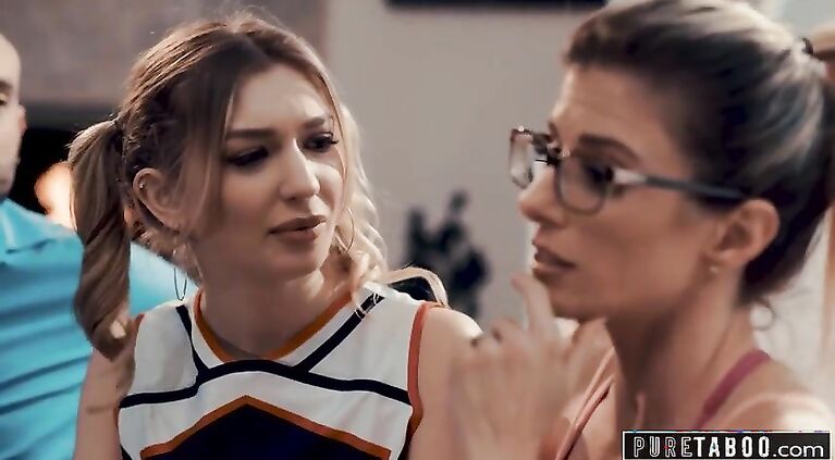 PURE TABOO Cheerleader c. Into Sex with Coach & Her Husband