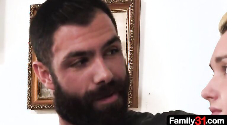 His stepdad understands the s.’s attraction to older guys, so he invites him to join in on a nasty threesome with the older guy next door