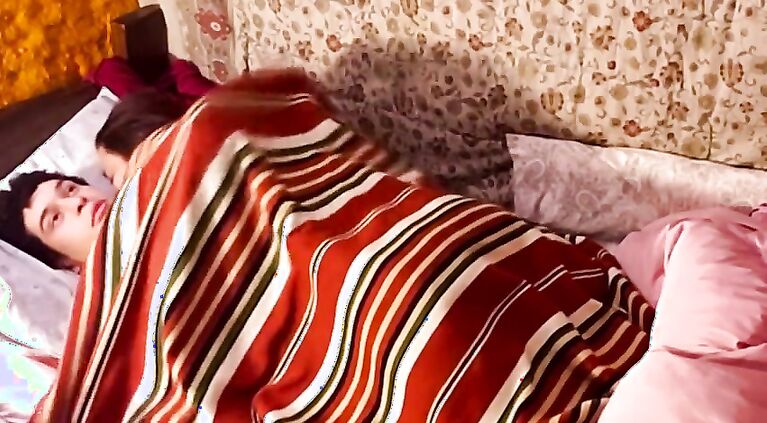 Romantic and real couple sex at home
