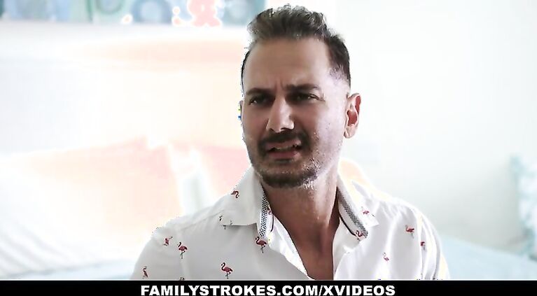 Family Strokes - Kinky Teen (Ellie Eilish) Swallows StepDad For A New Car