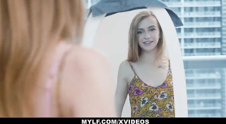 MYLF - Busty Mom (Lilian Stone) Giving Orgasmic Pleasure To A Cute Teen (Kristy May)