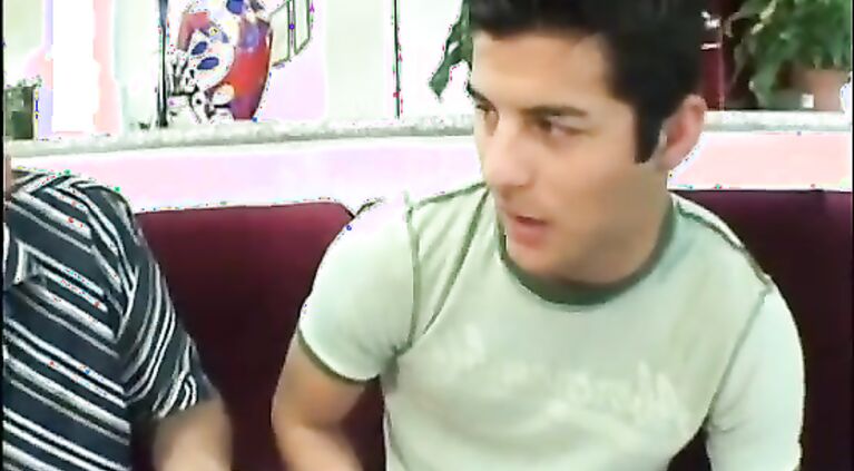 Eager daddy lets a fresh tattooed hunk fuck him