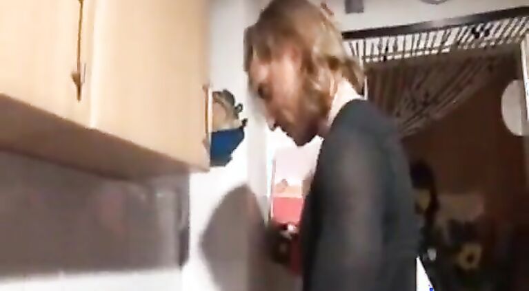 Blonde german mom and son fucked