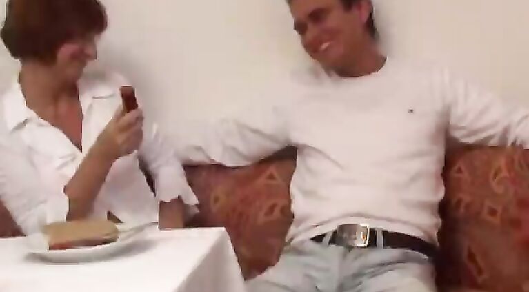 Oldie Eats Grandson's Meaty Sausage