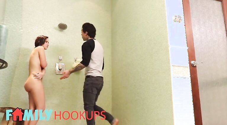 Family Hook Ups - Bailey Brooke's Stepbro Scolds Her For Masturbating But Turns Out He's Horny Too