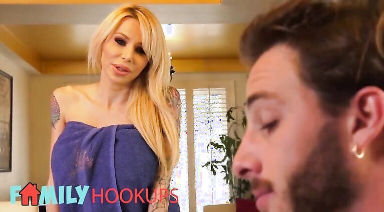 Family Hook Ups – If Sexy Milf Danielle Derek’s Husband Doesn’t Fuck Her, Her Stepson Will
