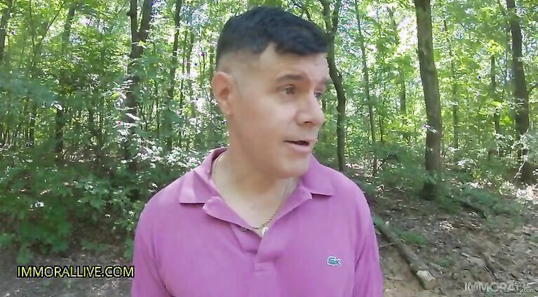 Tag Team Girl Lost in Woods! Marilyn Sugar Epic Squirting and Creampie - Part 1 of 2