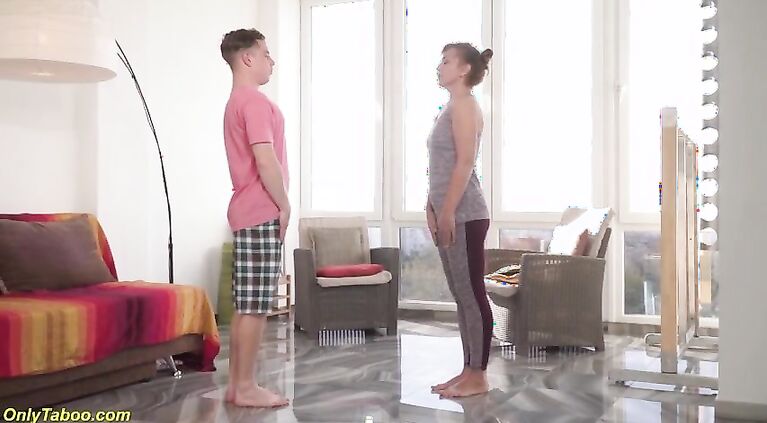 stepmom gets fucked by yoga instructor