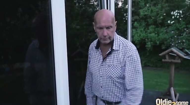Old sex fucking on his birthday