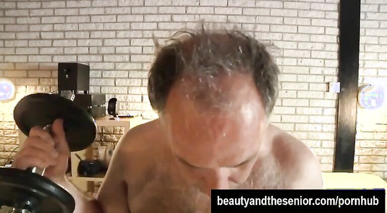 Pierced brunette teen Leyla takes an old cock
