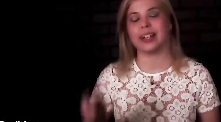 Cute blonde teen gets fucked big time