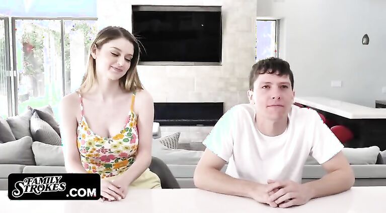 Busty Teen Bunny Colby Penalized By Mommy To Take Stepbro's Dick
