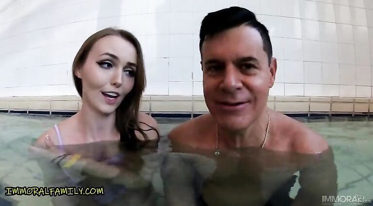 SAUNA Transforms Sia Siberia Into HARDCORE CREAMPIE Demon - Immoral Family