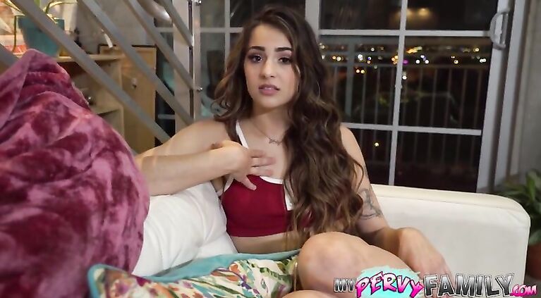 Horny Latina Stepsister Can't Stop Herself - Sofie Reyez -