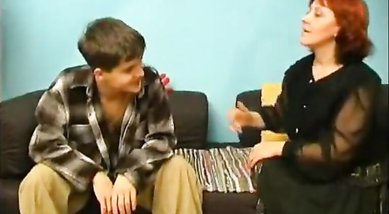 Adult Aunt Seduced Her Shy Nephew