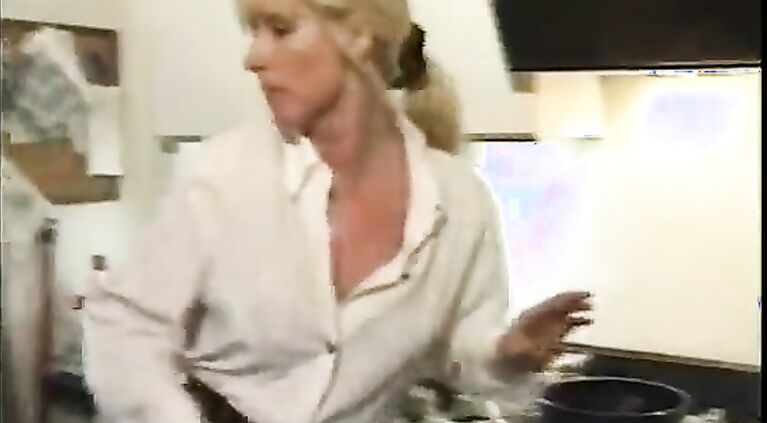 son and his friend fucks his beauty mother threesome