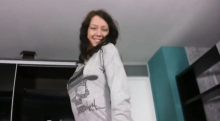 Homemade blowjob with real russian girlfriend