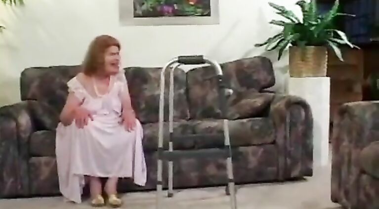 Toothless Granny Sucks And Fucks