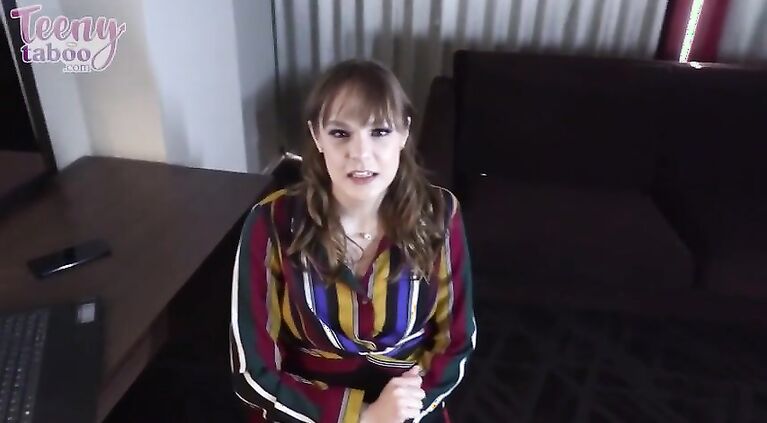 All Natural Cutie Rebecca Vanguard Gets A New Job And A Sticky Creampie!