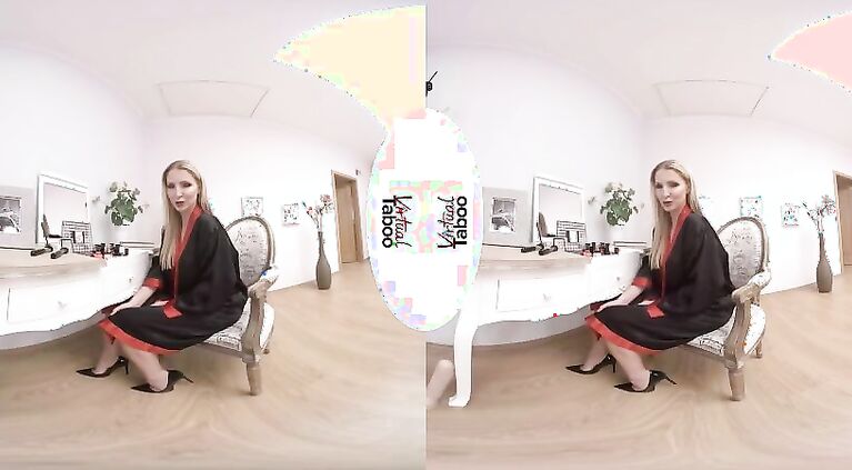 VIRTUAL TABOO - Busty Milf Playing With Huge Dildo