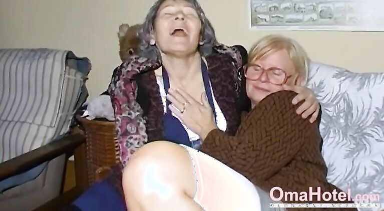 OmaHoteL Two Mature Lesbians Playing Together