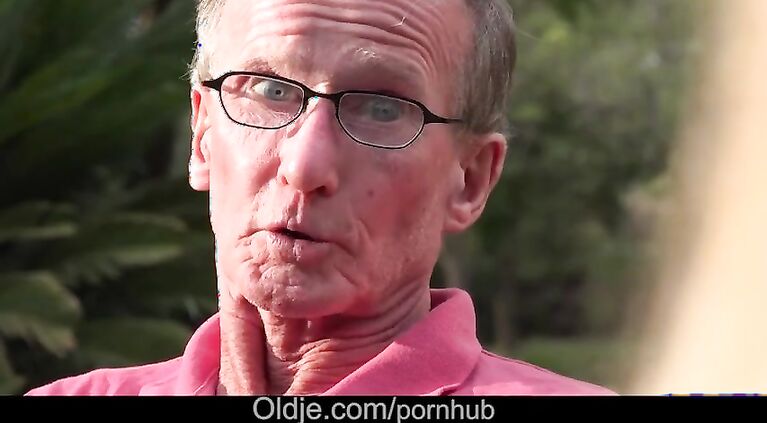 Big old cock teaching anal fuck positions while masturbating pussy