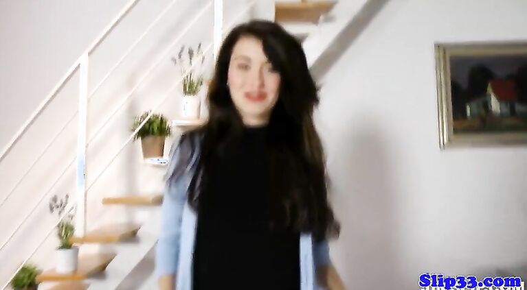Cocksucking polish beauty spanked by oldmale