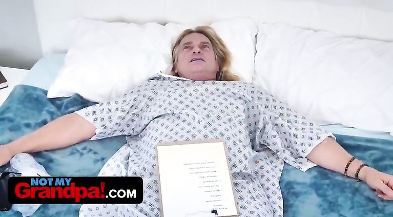 "You are a nurse, help me get rid of my boner"