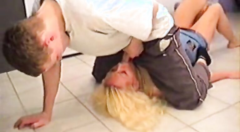 Wives in the same family recorded in pussy licking incest porn.