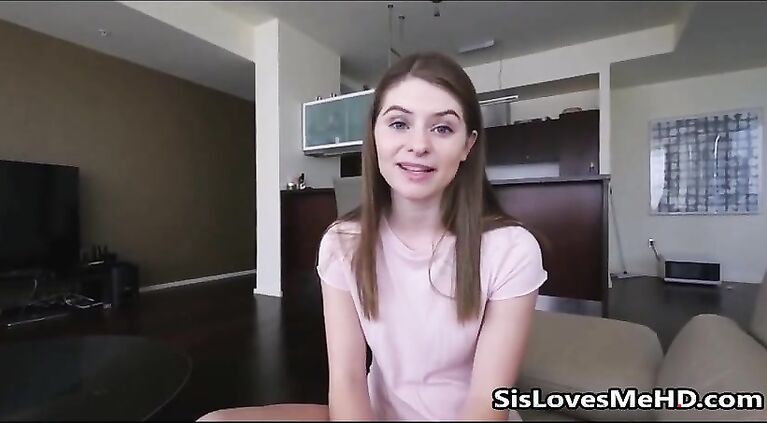 Teen Step Sister Loves Her Brothers Cock - SisLovesMeHD.com